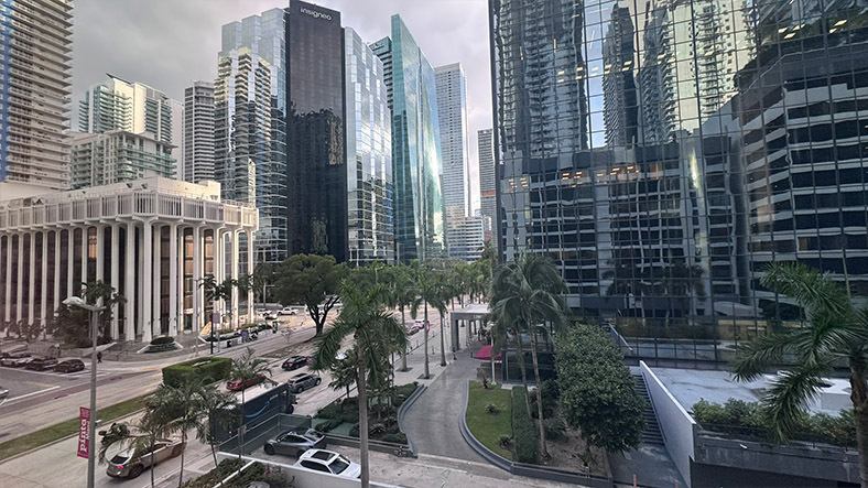 Evolve Therapy Brickell Miami Skyline View