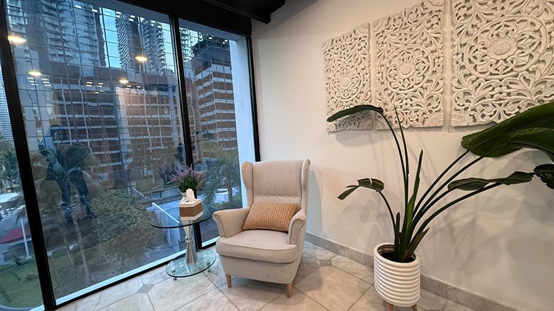 Evolve Therapy Brickell Therapy Room City View