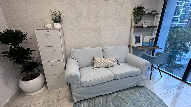 Evolve Therapy Brickell Waiting Room