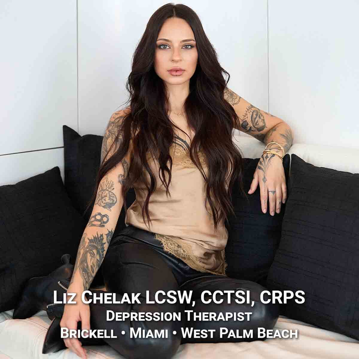 Liz Chelak Depression Therapist Brickell Downtown Miami West Palm Beach